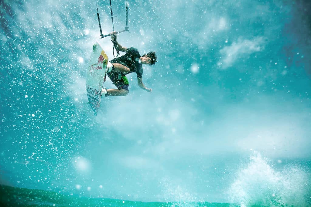 Kite surfing