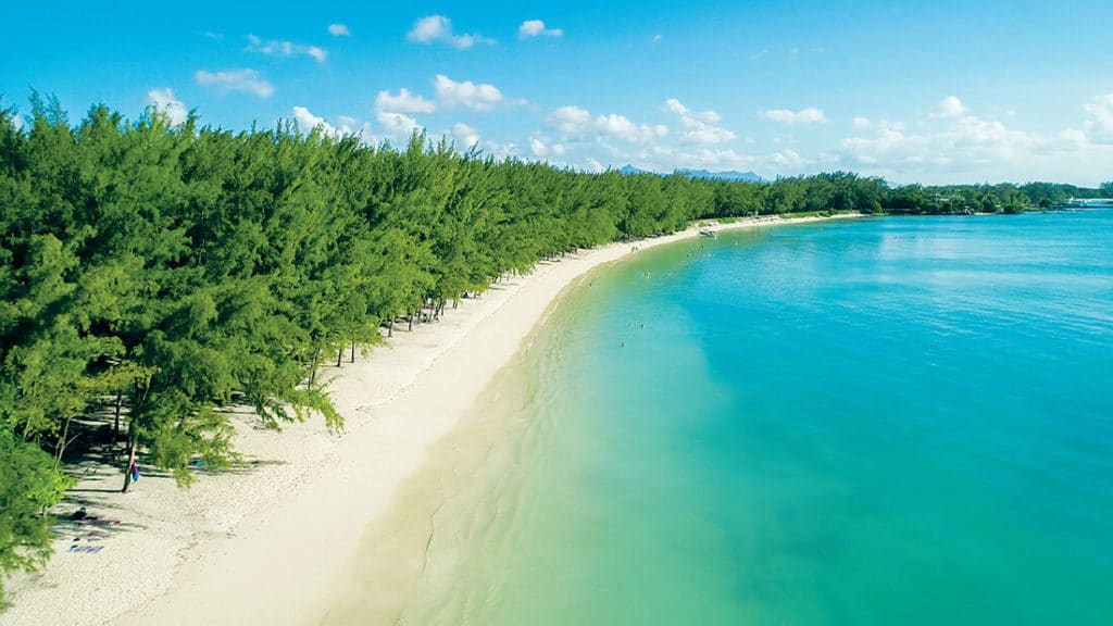 Mauritius coastline