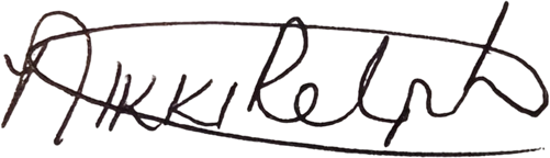 Nikki Relph Signature