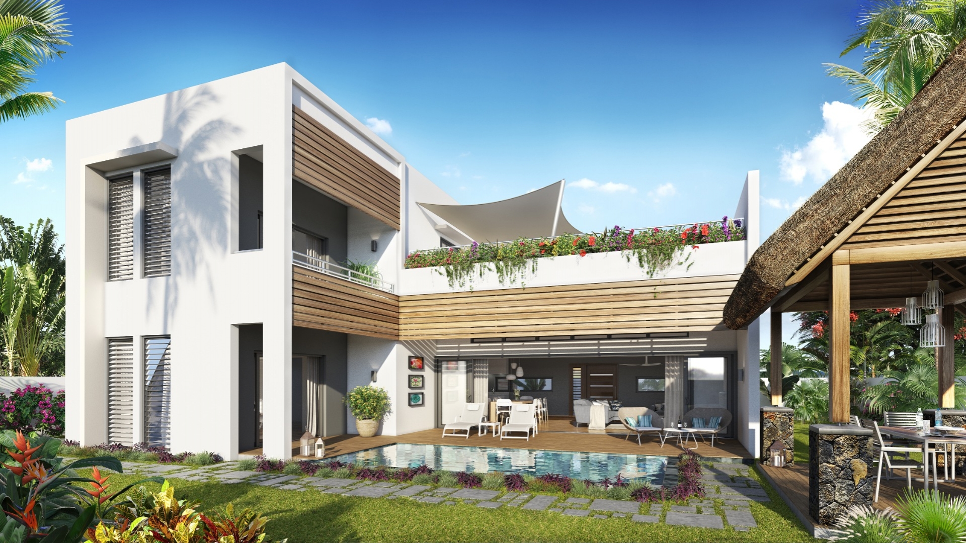 Three bedroom villa for sale in Black River Pam Golding Mauritius