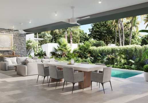 Villa de 3 Chambres avec Piscine Privée et Jardin – Pereybere