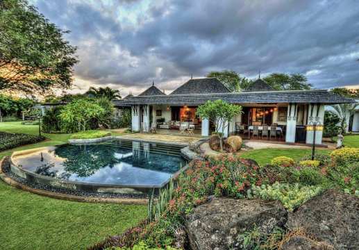 Villa située sur le premier domaine IRS entièrement achevé à l'île Maurice.