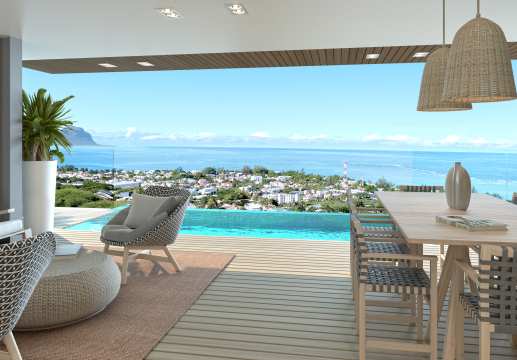 3 bedroom executive apartment with panoramic ocean views !!