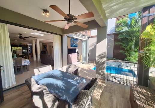 3-Bedroom Townhouse for Sale in La Balise Marina, Mauritius – Private Mooring, Pool & Optional Boat Garage