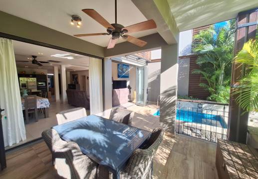 3-Bedroom Townhouse for Sale in La Balise Marina, Mauritius – Private Mooring, Pool & Optional Boat Garage