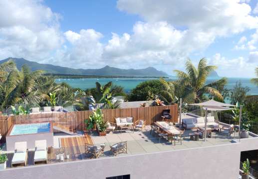 Penthouse de 3 Chambres en Bord de Mer