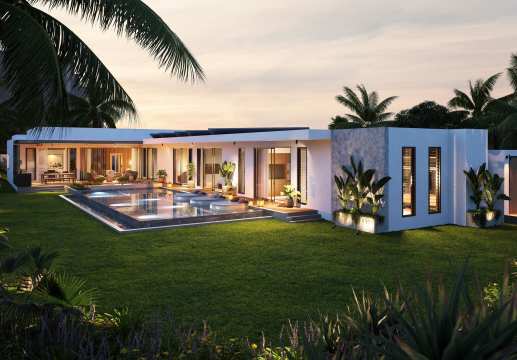 Villa PDS à vendre à Trou aux Biches, surface habitable de 817m² sur terrain de 1.317m², 4 chambres, piscine privée, à $2 700 000.