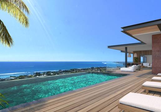 Luxury 4 Bedroom Bengali Villa at Legend Hill, Tamarin – Infinity Pool, Panoramic Views & 5-Star Services