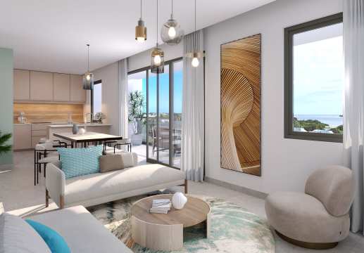 Appartements 2 chambres à Cap Tamarin – Obtenez votre résidence à Maurice grâce à un investissement immobilier